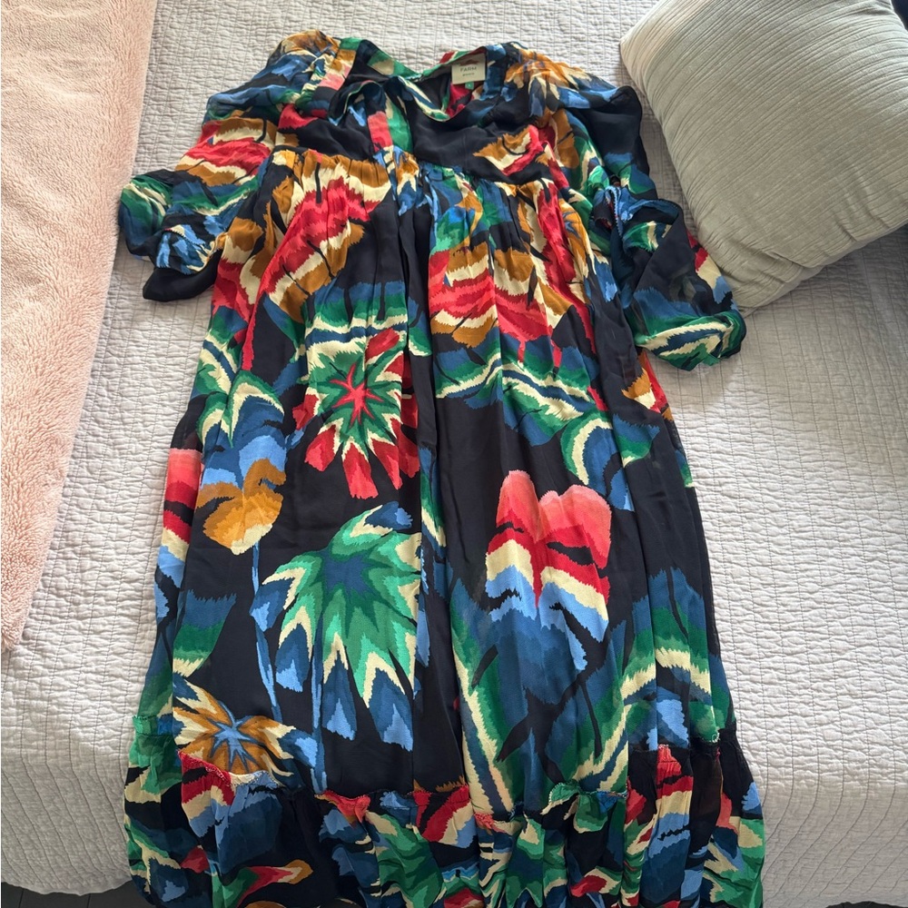 FARM Rio Multicolor Tropical Dress